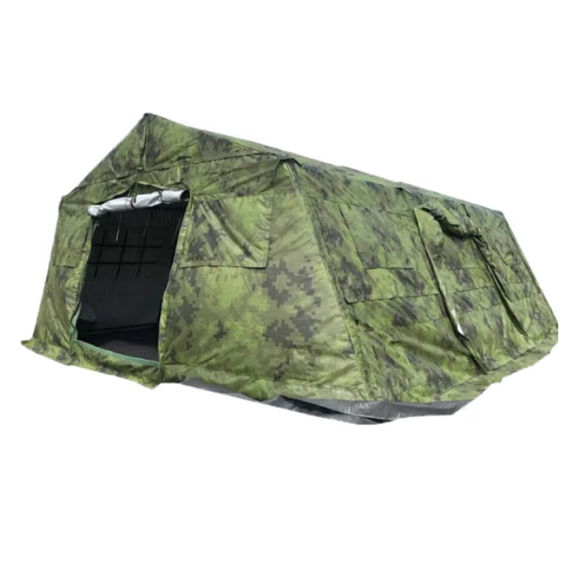 30平框架帐篷(含单内胆) 折叠式框架野战野营帐篷 65.62.7m